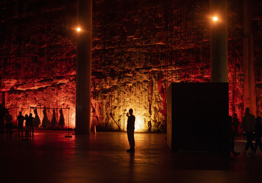 Head to The Cutaway After Dark To See Living Artworks While Eating Mary’s Burgers and Sipping P&V Wines at the Biennale