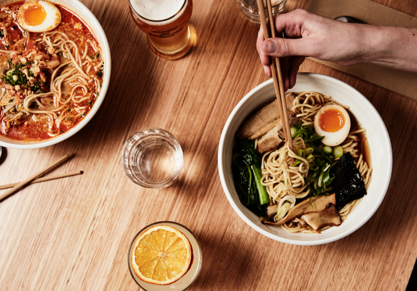 Veg vs Non-Veg Ramen