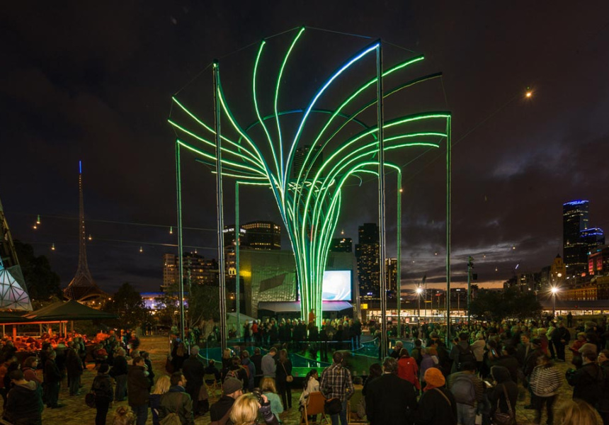 The Light in Winter at Fed Square