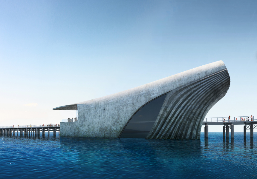 Coming Soon Australia’s WhaleShaped Underwater Discovery Centre Is
