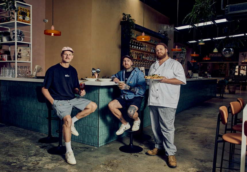 L-R: Chris Burgess, Reece Turfus and Jasper Hood
