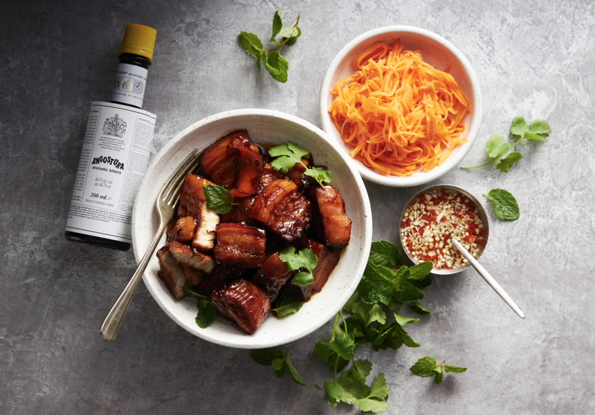 Marion Grasby’s Vietnamese-Style Spiced Caramel Pork Belly With Angostura Bitters
