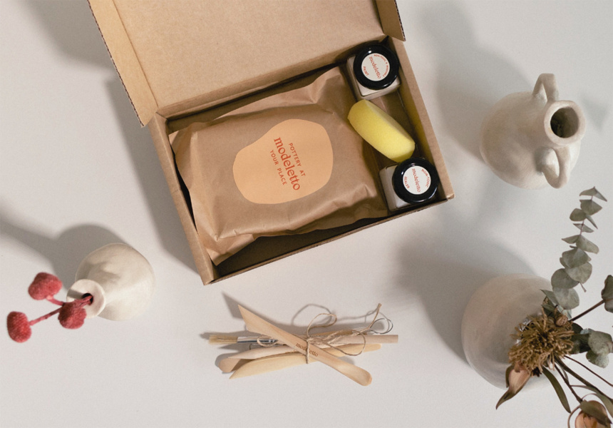 Put Down Your Phone and Embrace Tactile Play With Modeletto’s At-Home Pottery Kits