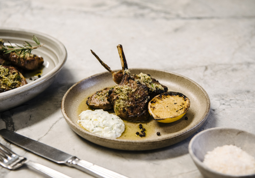 How to Make BBQ Lamb Cutlets With Tzatziki, by The Apollo