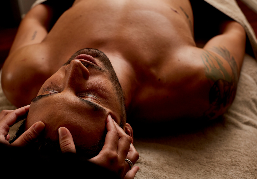 Luxe Surrounds and Scotch Are Just the Beginning of the Experience at Sydney Grooming Lounge Face of Man