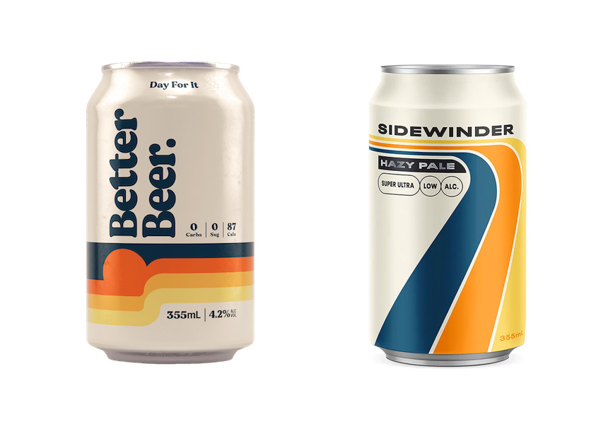 Better Beer (left) and Brick Lane Sidewinder (right)
