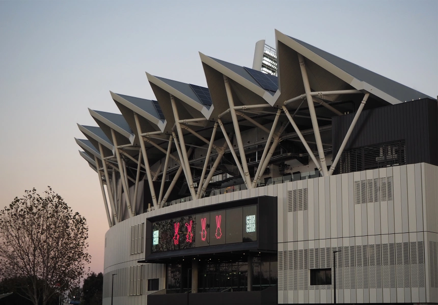 First Look: Club Chin Chin in Geelong Amps Up Stadium Dining and Old-School Footy Snacks