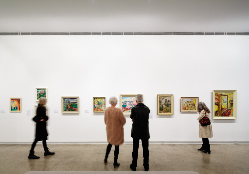 O’Keeffe, Preston, Cossington Smith: Making Modernism Installation view  
Heide Museum of Modern Art
