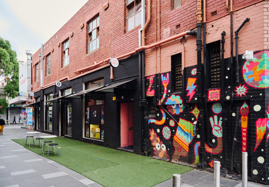 First Look: A Ridiculously Colourful Stairwell Leads to Baby Snakes, a Good-Time Footscray Bar by a Co-Founder of The Moon and Milton Wine Shop