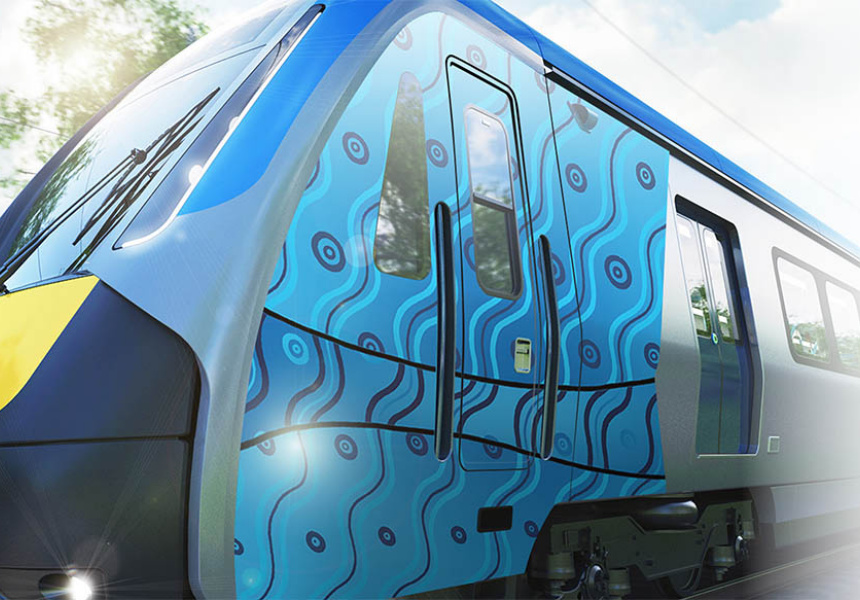 Indigenous Art Will Adorn Melbourne’s First New High-Capacity Train