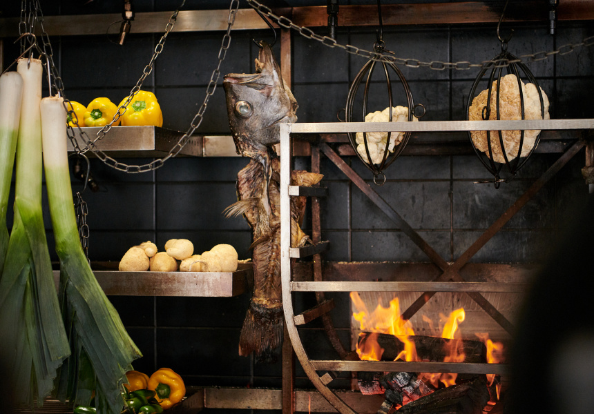 Hearth, an Airy Modern Australian Barbeque Restaurant, Opens at the Ritz-Carlton