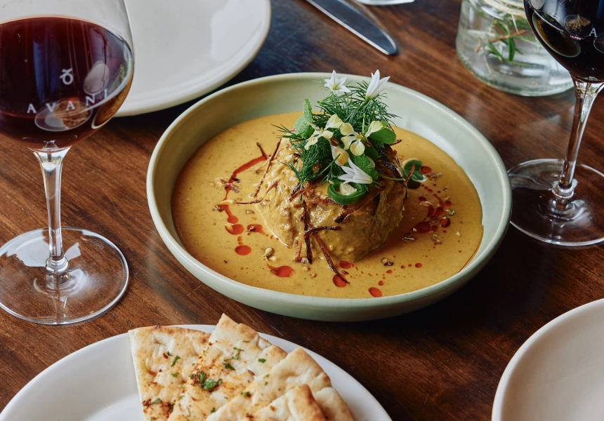 Pair Chaat and Lamb Shoulder Curry With Syrah at Avani’s Cellar Kitchen in Red Hill South