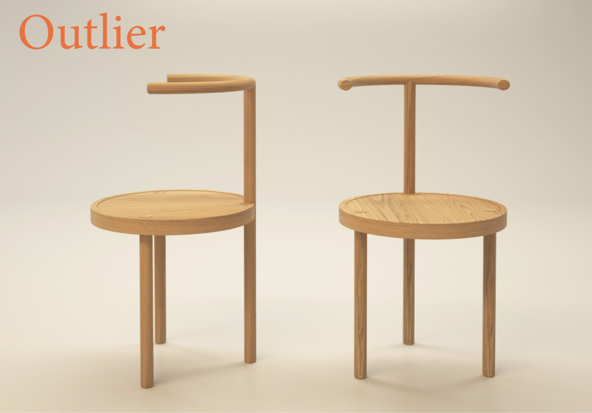 Bianca Isgro's shortlisted design, Outlier.
