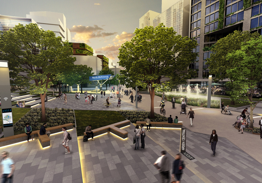 Artist's impression of the Arden precinct 
