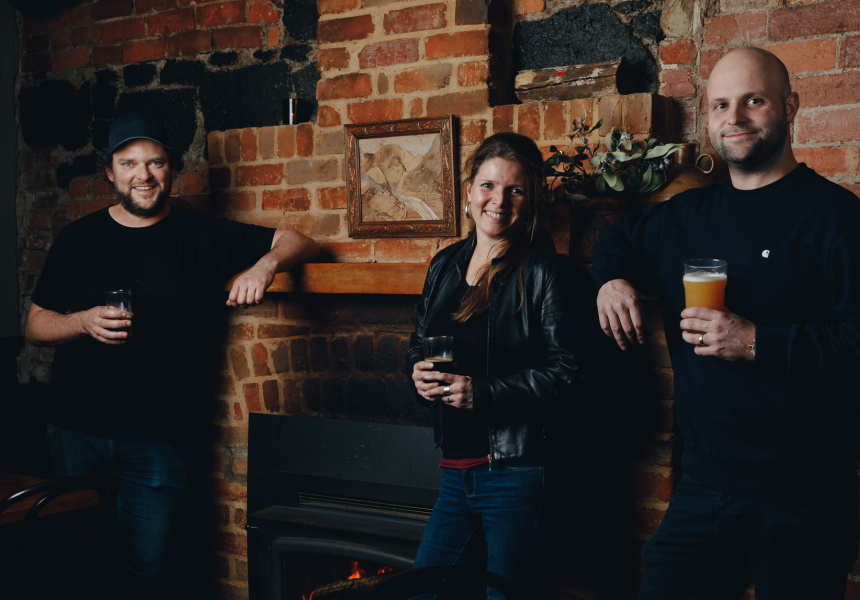Co-owners Nick Sawle, Sam Howard and Edward Harley.
