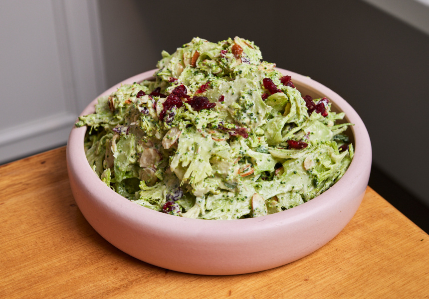 Recipe Botanica’s SlawStyle Vegan Broccoli Salad with Cranberries and