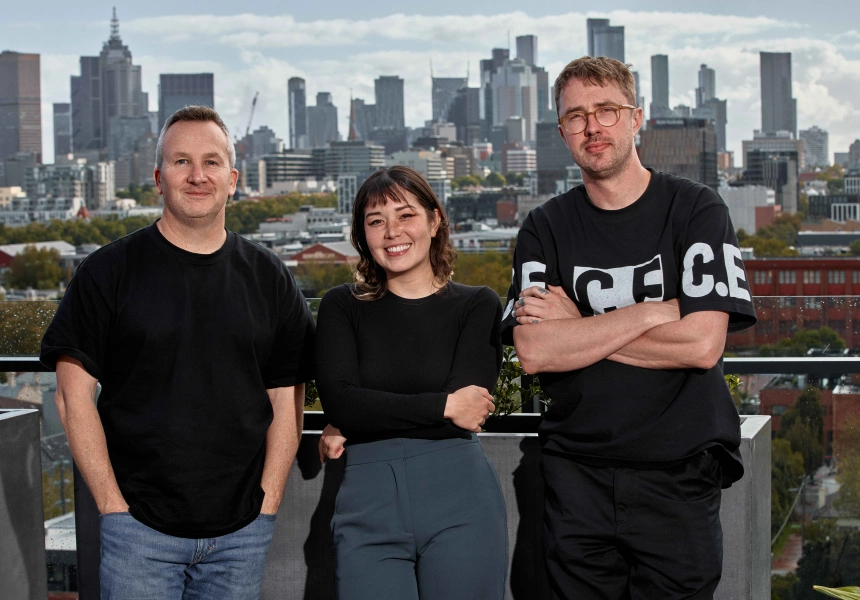 L-R: Nathan Toleman, Kayla Saito and Aleksis Kalnins
