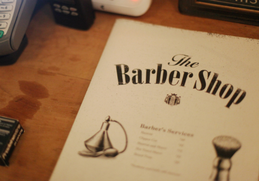 Close Shaves and Cocktails at The Barber Shop