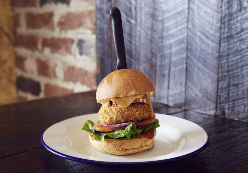 Newtown Gets a Plant-Based Burger Joint