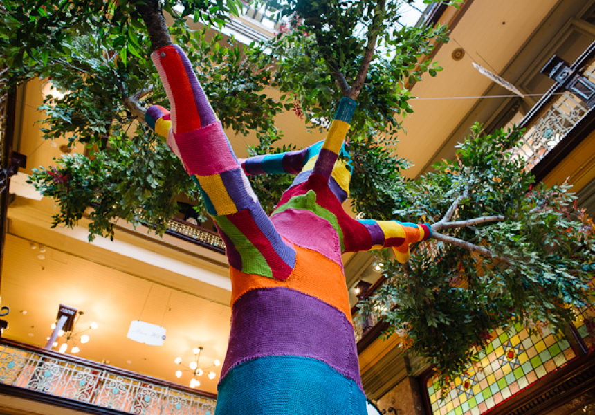 Laneway Lessons YarnBombing