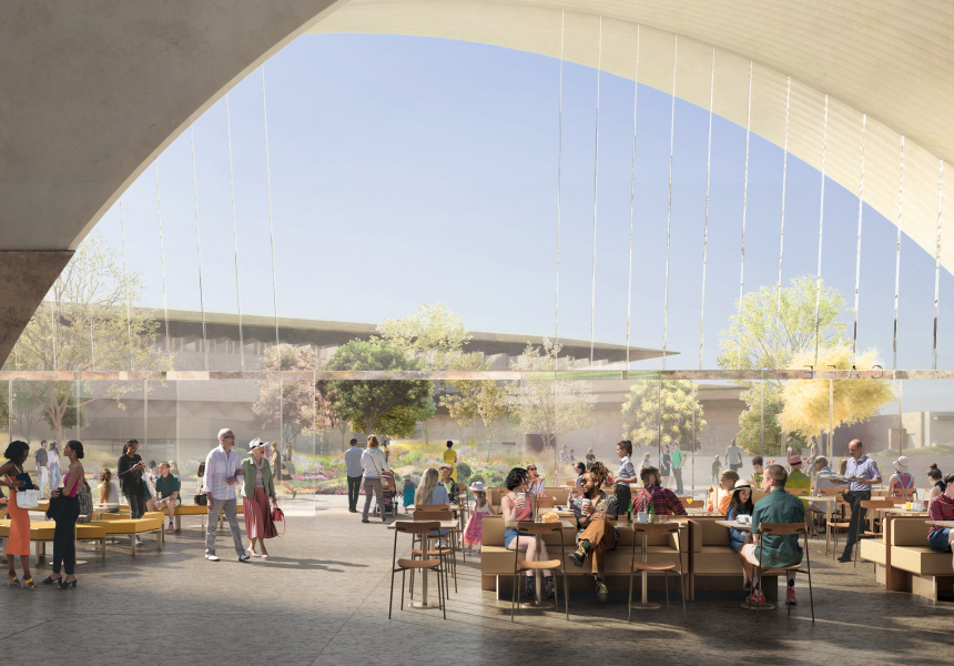 The Fox NGV Contemporary will feature expansive galleries, scenic terraces and loads of public space
