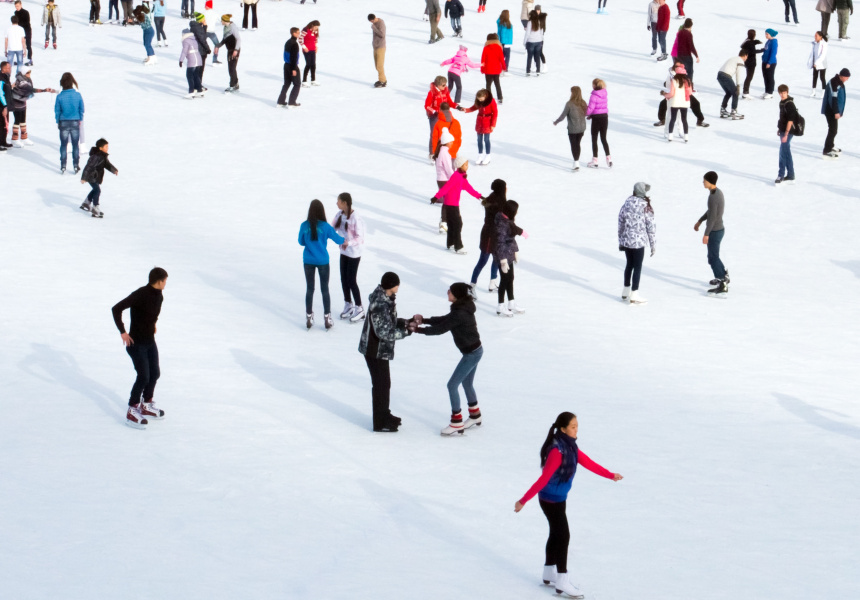 Melbourne is Getting an OpenAir IceSkating Rink