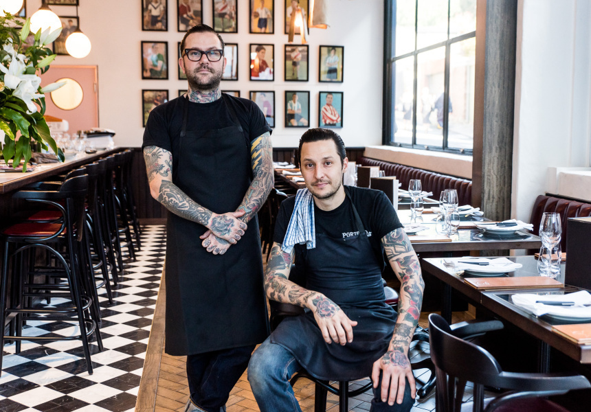 Ben Milgate and Elvis Abrahanowicz
