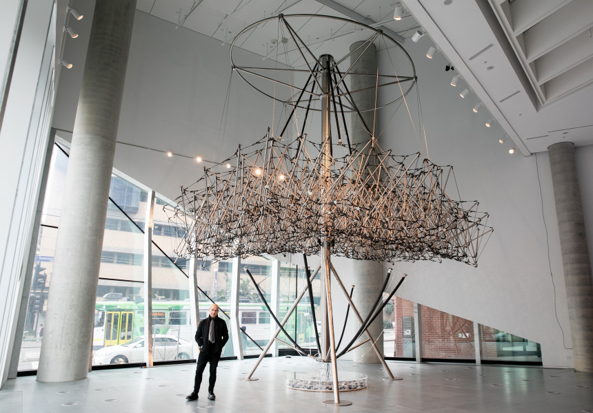 Installation view of SWARM
