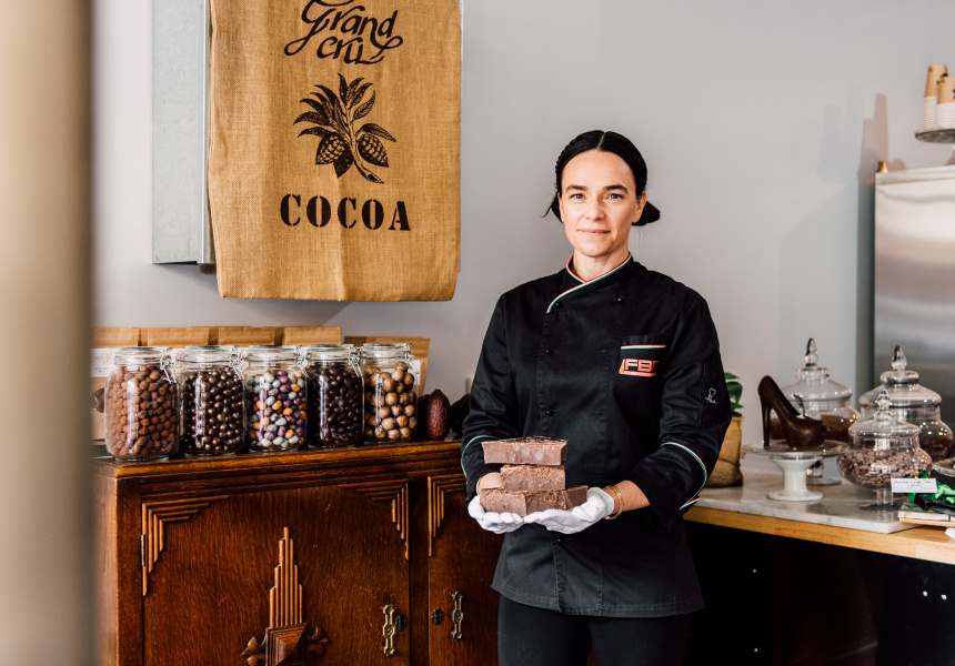 South Pacific Cacao co-owner Jessica Pedemont
