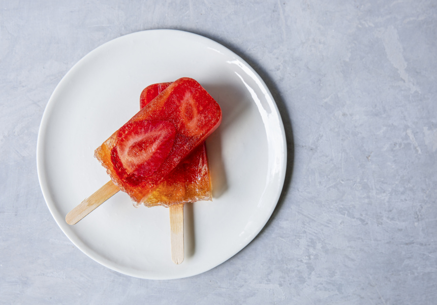 Recipe Pimms and Lemonade Icy Poles