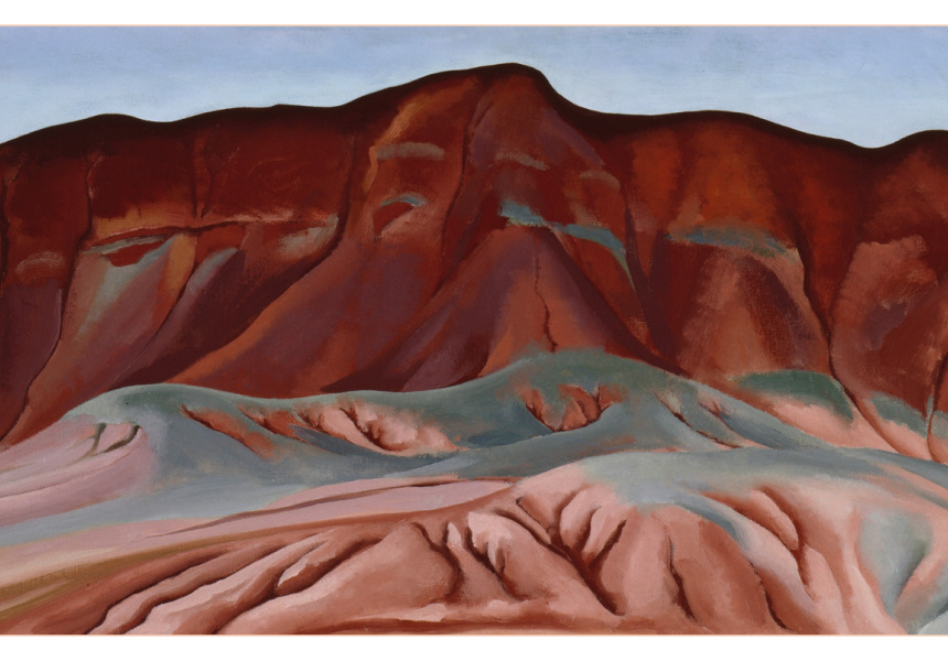 Georgia O'Keeffe, Purple Hills Ghost Ranch - 2, 1934
