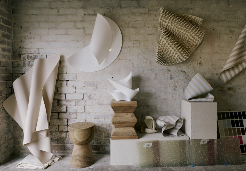 Studio Visit: Artist Tan Arlidge on Her Wave-Like Polymer Sculptures