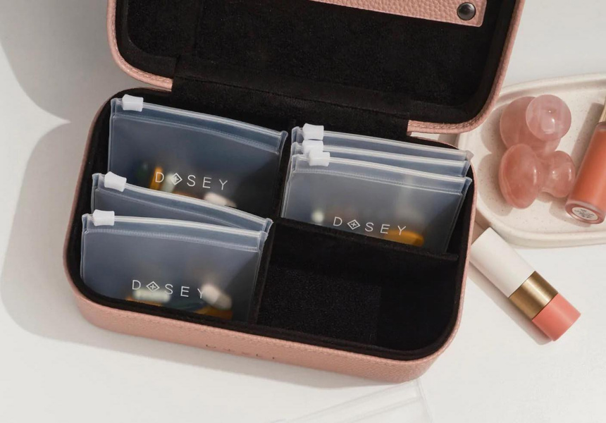 Take Your Pills in Style With Dosey, A Vegan Leather Pill Purse That