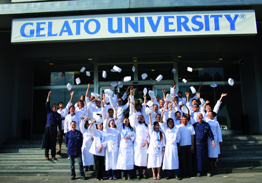 Carpigiani Gelato University graduation

