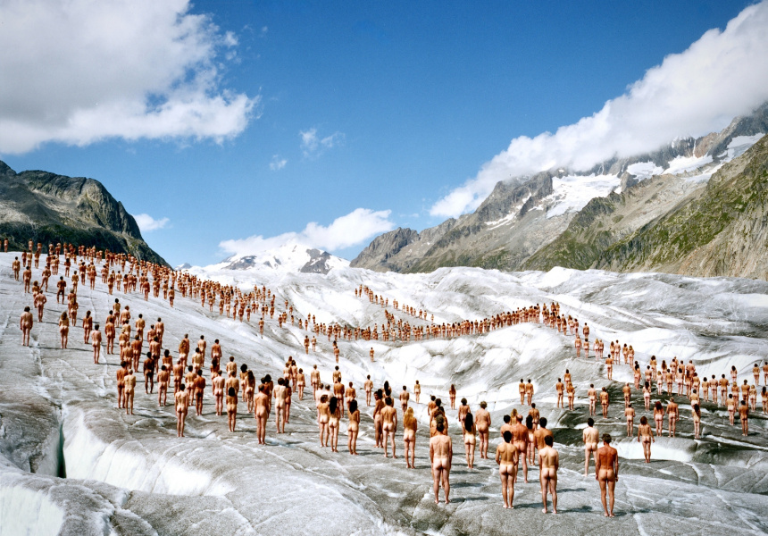 Spencer Tunick's commission for Greenpeace, 2007
