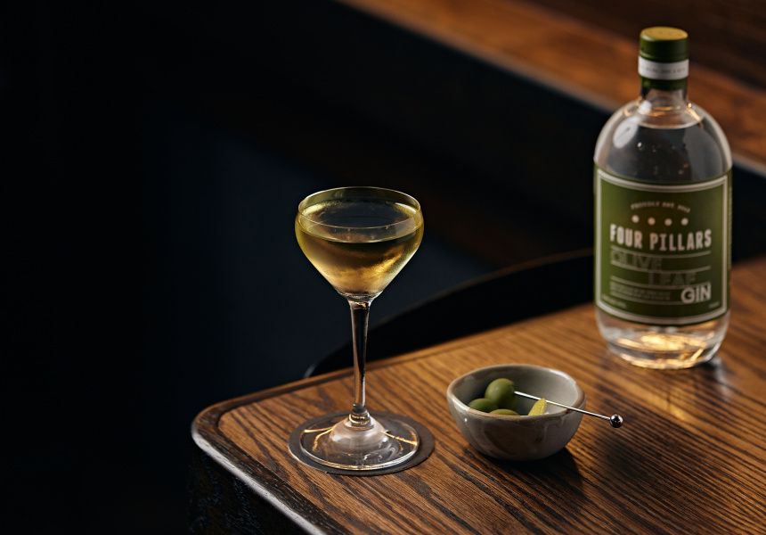 Recipe: An Autumnal Olive Take on the Classic Martini