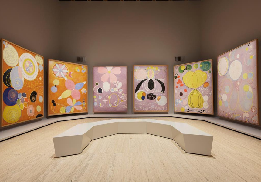 Installation view of Hilma af Klint: The Secret Paintings
