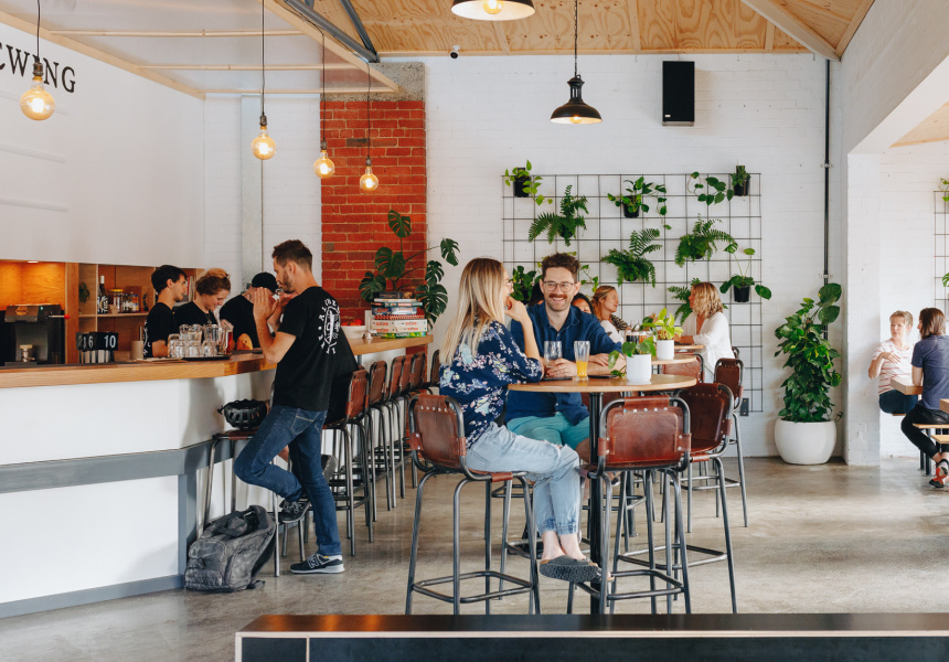 First Look: In the Old Clegs Fabric Store, Alchemy Brewing Has Craft Beer, Natural Wine and Amaro Spritzes on Tap