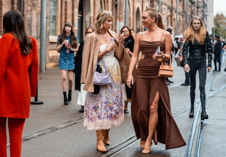 Celebrities step out in covetable street style looks at Australian Fashion  Week