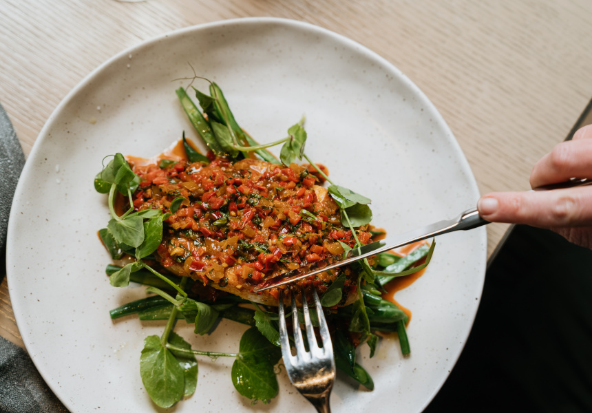 Recipe A Fragrant SpanishInspired Fish Dish by Sorolla Chef Ryan Flaherty