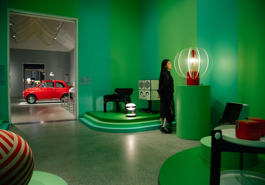 Installation view, Molto Bello: Icons of Modern Italian Design, Heide Museum of Modern Art
