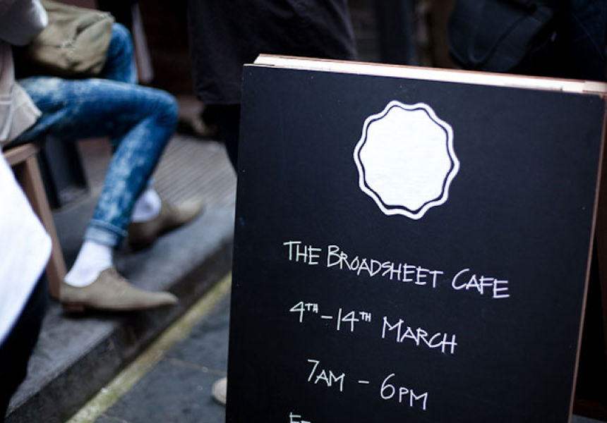 The Broadsheet Cafe An Update