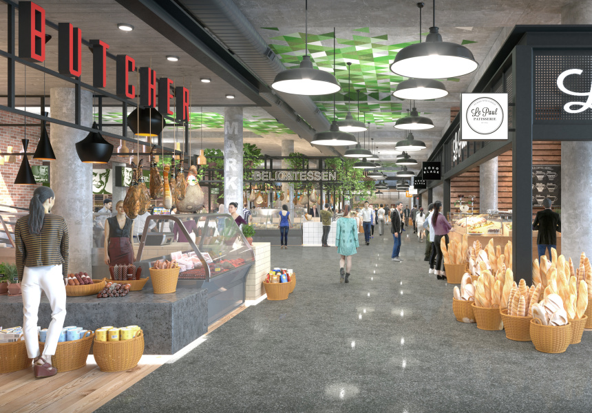 A Docklands Car Park Is Being Converted Into a New Melbourne Market