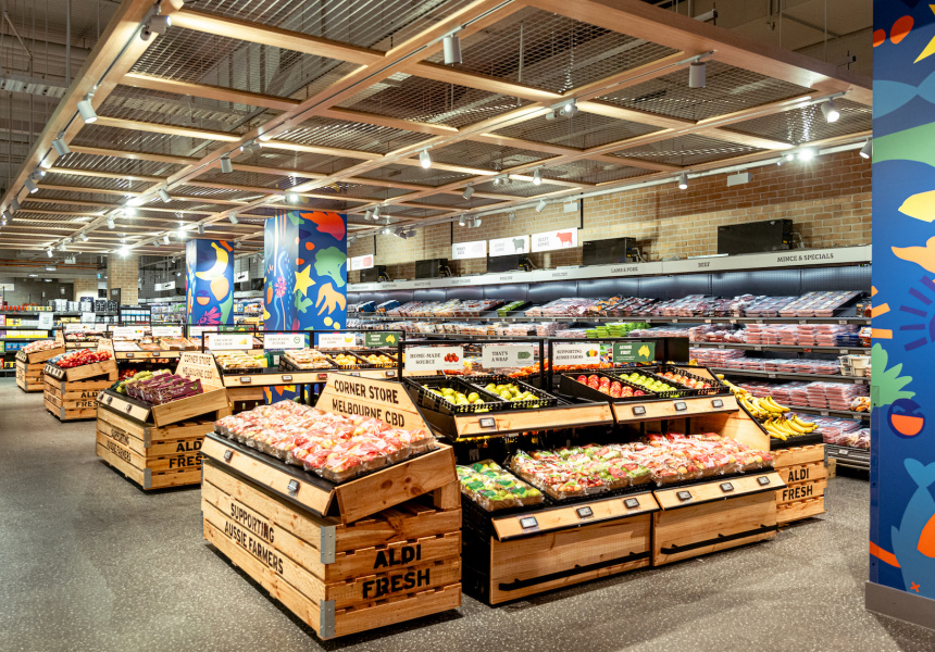 37 Cent Coffee at Aldi Corner Store