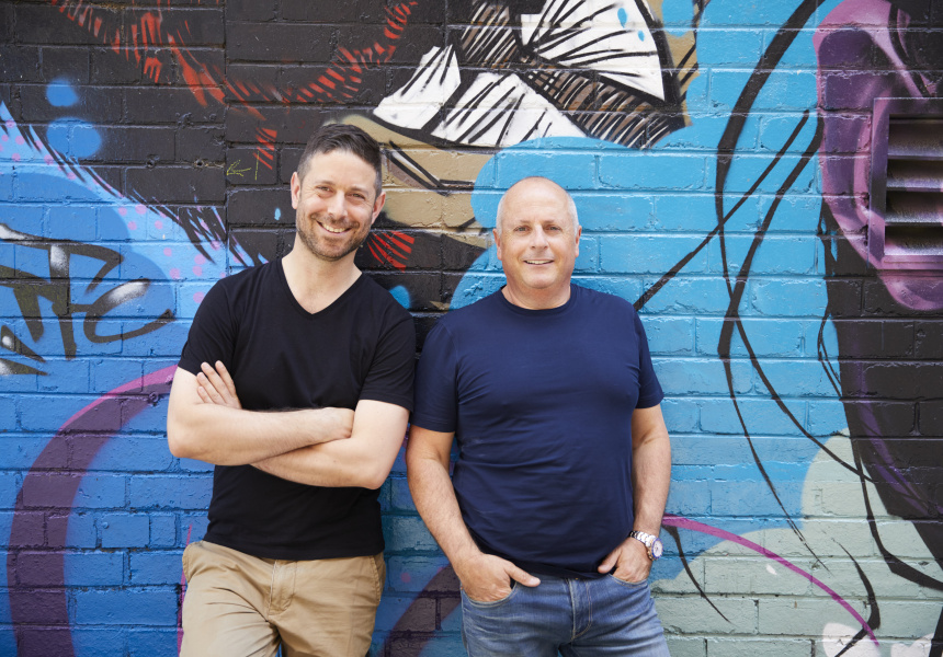 Deliveroo General Manager Levi Aron and Chis Lucas of Lucas Group
