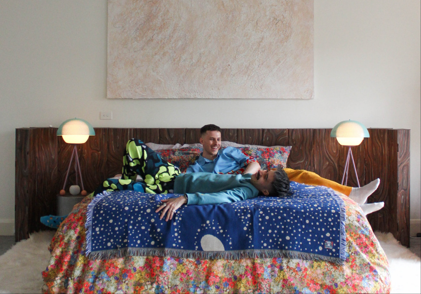 First Look Josh and Matt’s Celestial Blanket Collab With Youtopian Home
