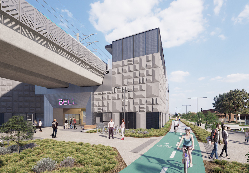 Artist's impressions courtesy of Level Crossing Removal Project. Subject to change in future. 
