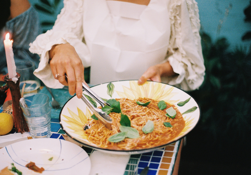 Welcome to Pasta Club: A Private, Carby Dining Experience in a Vibrant Italian-Style Courtyard in Collingwood