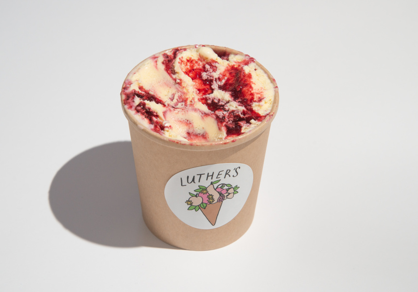 Now Open Brunswick IceCreamery Luther’s Scoops Is by a Pastry Chef