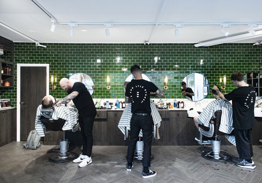 At New CBD Barber Tate & Lyle Get a Beard Trim and Haircut With a Side